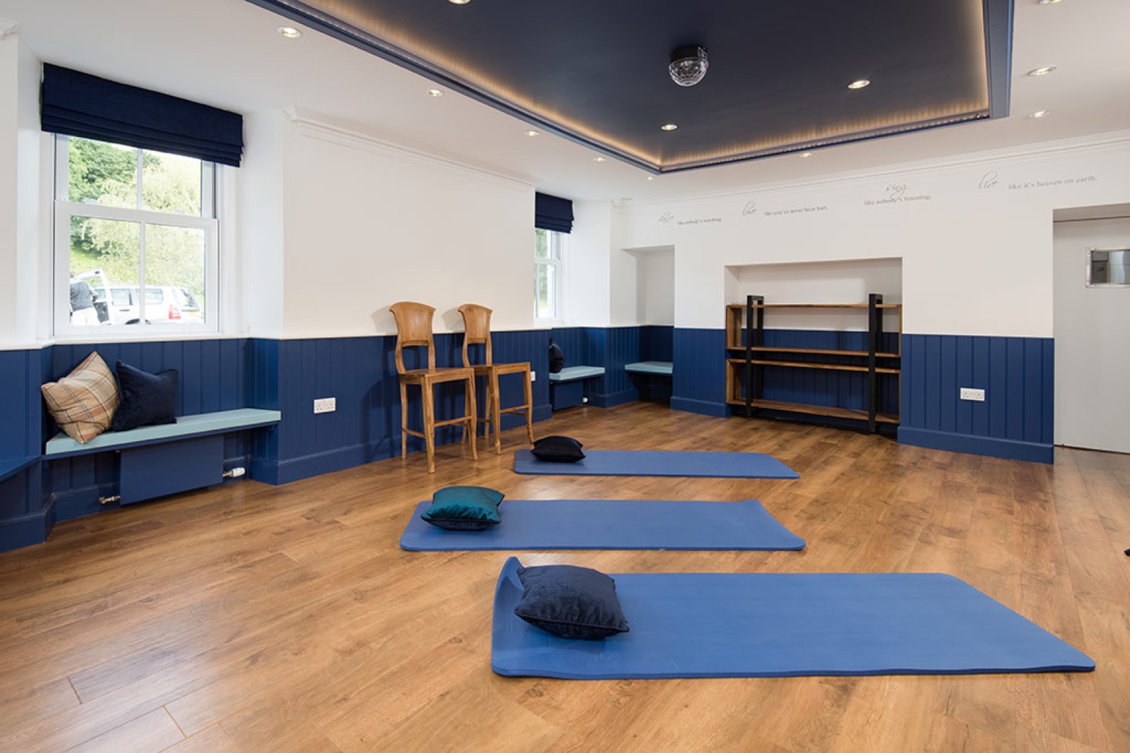 Yoga studio at Chic Retreat