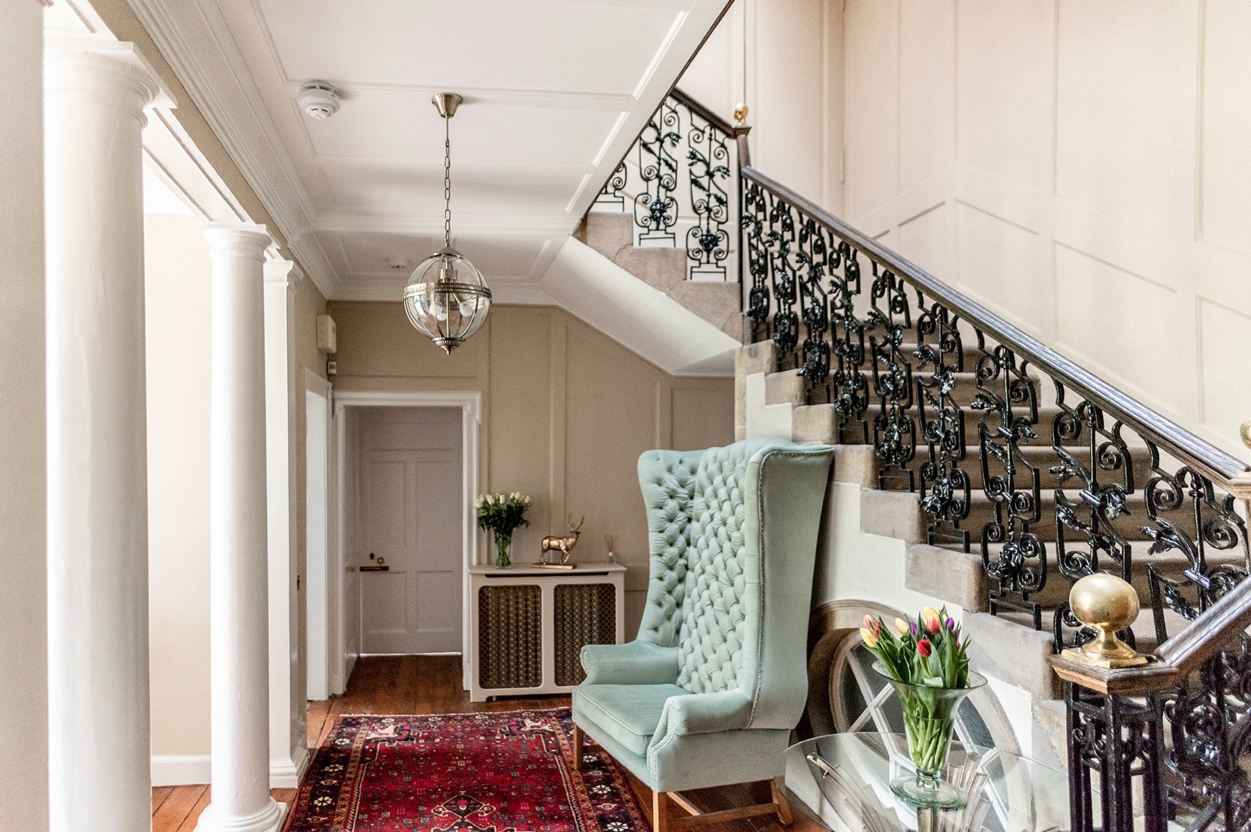 Grand entrance hall at Luxury Oasis