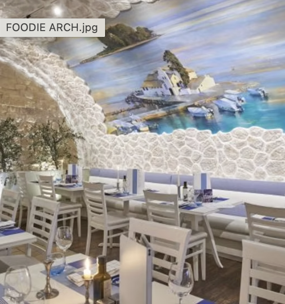 OPA Greek restaurant dinner and plate smashing