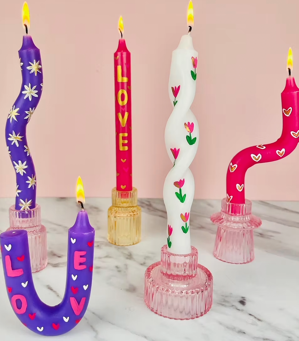 Candle painting workshop hen party