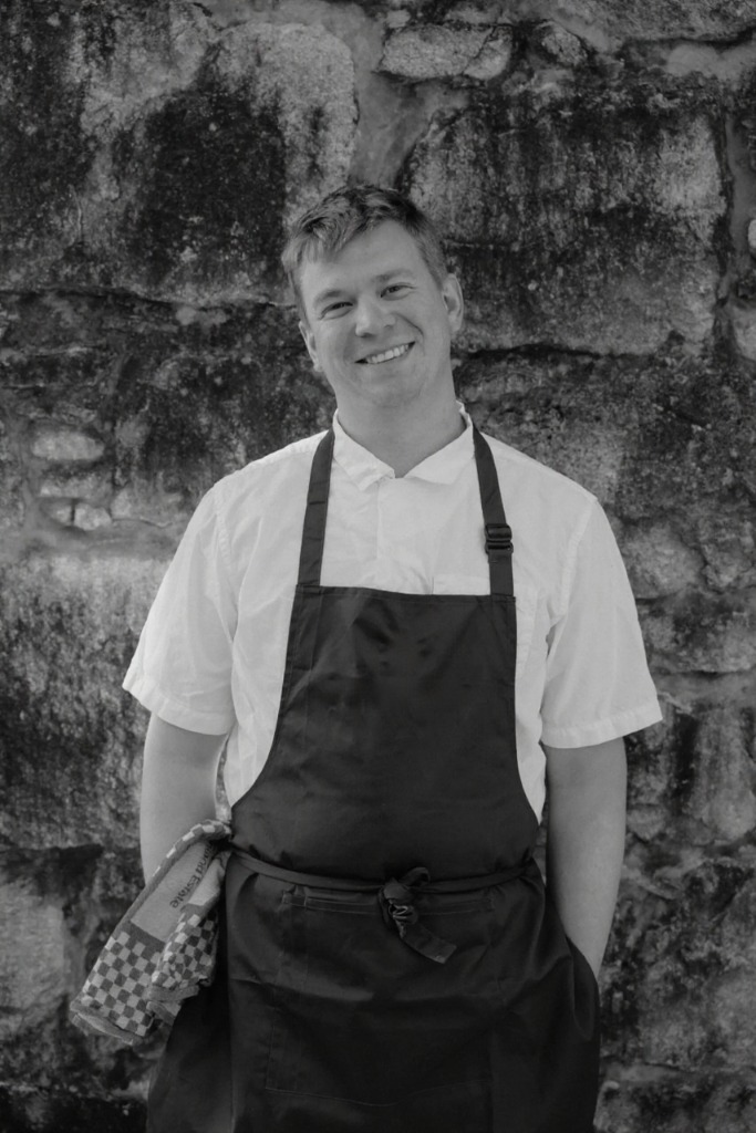 Brae Kitchen private chef plating a Highland dish at a hen party lodge